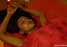 Mature couple explores yoni massage, fingering her wet pussy during amateur session.