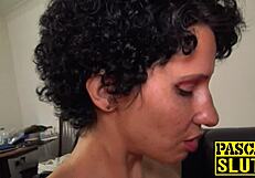 Mature Subslut Red Rose Teases with Wet Cunt and Fingering