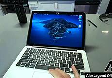 Boss's Wife Taylor Nicole Seductively Digs Employee Alex Legend's Fat Cock Deeply