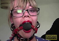 Chubby Submissive Bound and Dominated by Pascal White's Rough Face Fucking