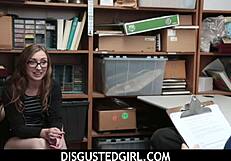 Why does shoplyfter Gracie May Green suck big cock for revenge?