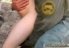 Russian Amateur Police Officer Gives Hardcore Outdoor Blowjob