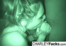 Charley chases explores night vision amateur scenes