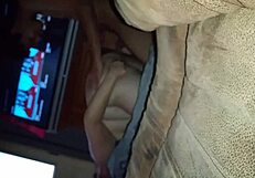 Jsizzle fucking his bitch Alexis at the best friend's crib, giving blowjob and more