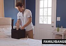 Yo, shy stepson Robby Echo finally bangs stepmom Silvia Saige