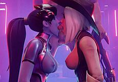 Overwatch Pmv Featuring Sombra, Mercy, Brigitte, Widowmaker, Tracer, D Va, Ashe, And Kiriko