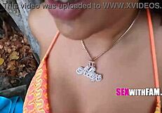 Beach Family Sex with Serena Santos and Johnny Love Going Hard