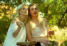 Occultist lesbians dahlia sky and charlotte stokely explore a mysterious connection