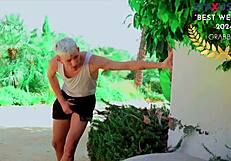 I-I caught the gardener jerking off and offered my help.