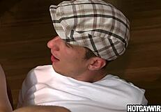 billy idol lookalike takes it hard in the ass during gay porn scene