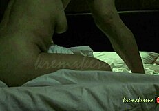 Pretty amateur girlfriend shows off big tits during hot sex