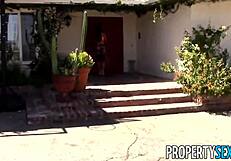 Horny wife tricks strangers into hardcore doggystyle at house