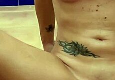 Italian babe covered in oil craves anal and deep throat. She’s horny in POV lingerie action!