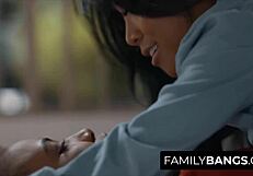 naughty angel receives intense facial punishment