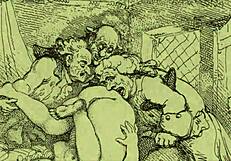 Check Out These Vintage Erotic Anime Drawings!