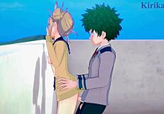 himiko toga fucks izuku midoriya with big tits in intense creampie sex