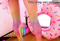 I admire Madi Collins' petite figure in this video