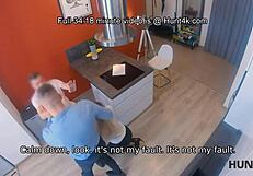 hunt4k nymph in sexy clothes satisfies potential client in front of bf