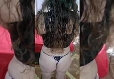 Showing White Ass With Toys