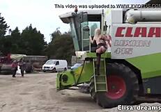 Milf Flashes Ass In Public