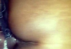 Ebony Babe Slimmz Bent Over for Intense Doggystyle Fucking