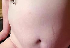 lesbian teen subtly fingers her cunt at the pool party