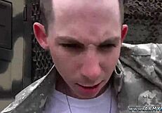 Old guy gives young blowjob in the woods