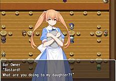 i'm fucking the waitress in the bar while her dad watches - geezer hero rpg part 2