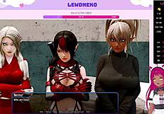 Vtuber lewdneko plays harem hotel part 24