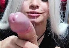 white moon, suck my balls all the way to the head!