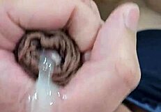 Cute young Brazilian neighbor feels intense pleasure in solitary homemade fetish session