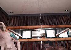 Italian Babe Gives Interracial Blowjob by Pool in Rome Part 2