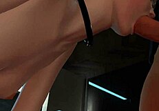 Office Bitch Gets Hardcore Blowjob And Cumshot From Big Cock