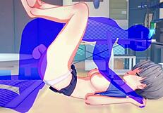 Hana Uzaki And Yanagi Uzaki Intense Creampie Sex In Uzaki-Chan Hentai