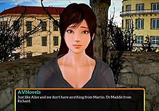 exploring my new family in this homemade cartoon game with big tits and ass