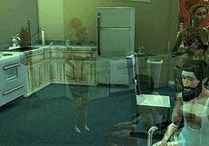 tattooed girl has sex with an invalid in anime