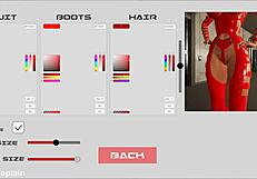 Explore this 3D game with metal bondage and fetish outfits