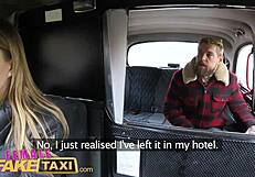 Female Fake Taxi - Sexy Englishman Pays Czech Driver with Cum for Ride