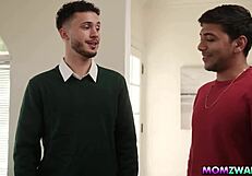 i bond with my stepmoms laura and shay on the bed