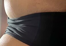 Panty dreams feature black panties