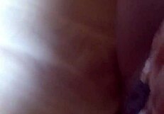 Asian milf masturbates and fingers her pussy while boyfriend is away in horny homemade video