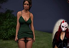 Kate Flashes Skirt in Public for Rough Outdoor Play