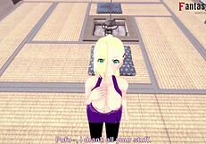 ino yamanaka gives naruto a titjob then gets fucked doggystyle