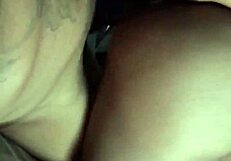 Young Ebony Amateur Rides Big Black Cock