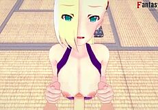 ino yamanaka gives naruto a titjob then gets fucked doggystyle