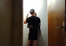 Building Cameras Catch Friends Hooking Up In Hallway After Gym – Big Cocks?