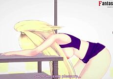 ino yamanaka gives naruto a titjob then gets fucked doggystyle
