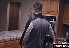 Redhead penny pax warms up with titty fuck