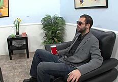 Hungry Kourtney Visits Voyeur's House for Intense Fucking and Facial