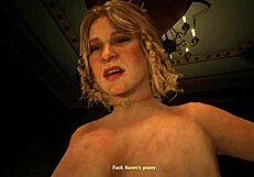 karen asks, 'want to see me ride arthurs dick?'